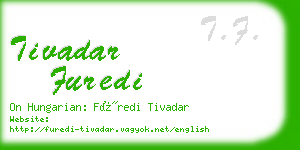 tivadar furedi business card